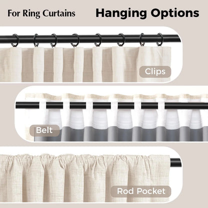 2pcs Blackout Curtains for LivingRoom