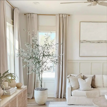 2pcs Blackout Curtains for LivingRoom