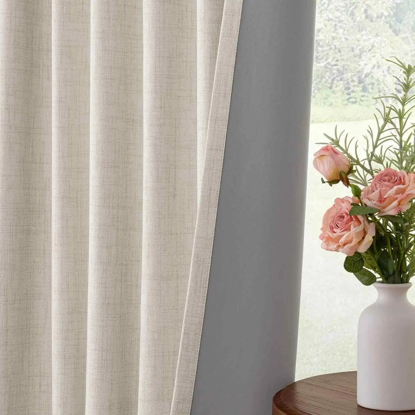 2pcs Blackout Curtains for LivingRoom
