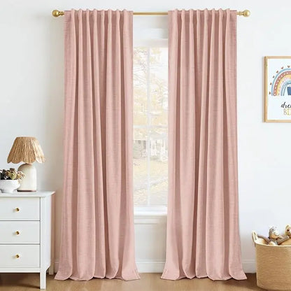2pcs Blackout Curtains for LivingRoom